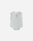 Terry Cloth Romper | Sky | Quincy Mae