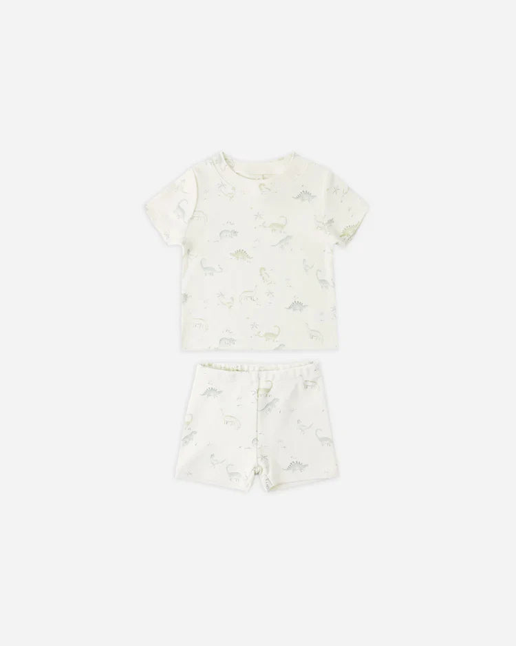 Summer Pajama Set | Dinosaur | Quincy Mae