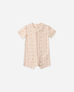Zip Short Sleeve Sleeper | Strawberries | Quincy Mae