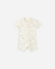 Zip Short Sleeve Sleeper | Dinosaur | Quincy Mae