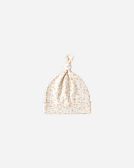 Knotted Baby Hat | Ditsy | Quincy Mae