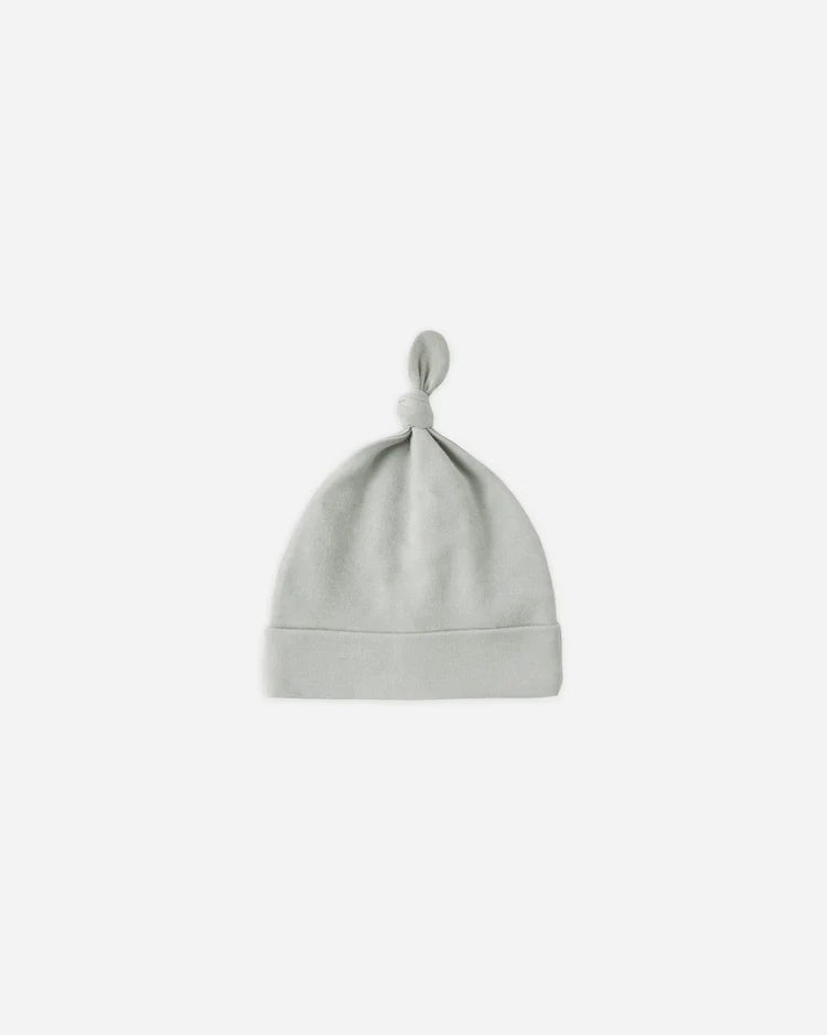 Knotted Baby Hat | Sage | Quincy Mae
