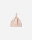Knotted Baby Hat | Melon Micro Stripe | Quincy Mae