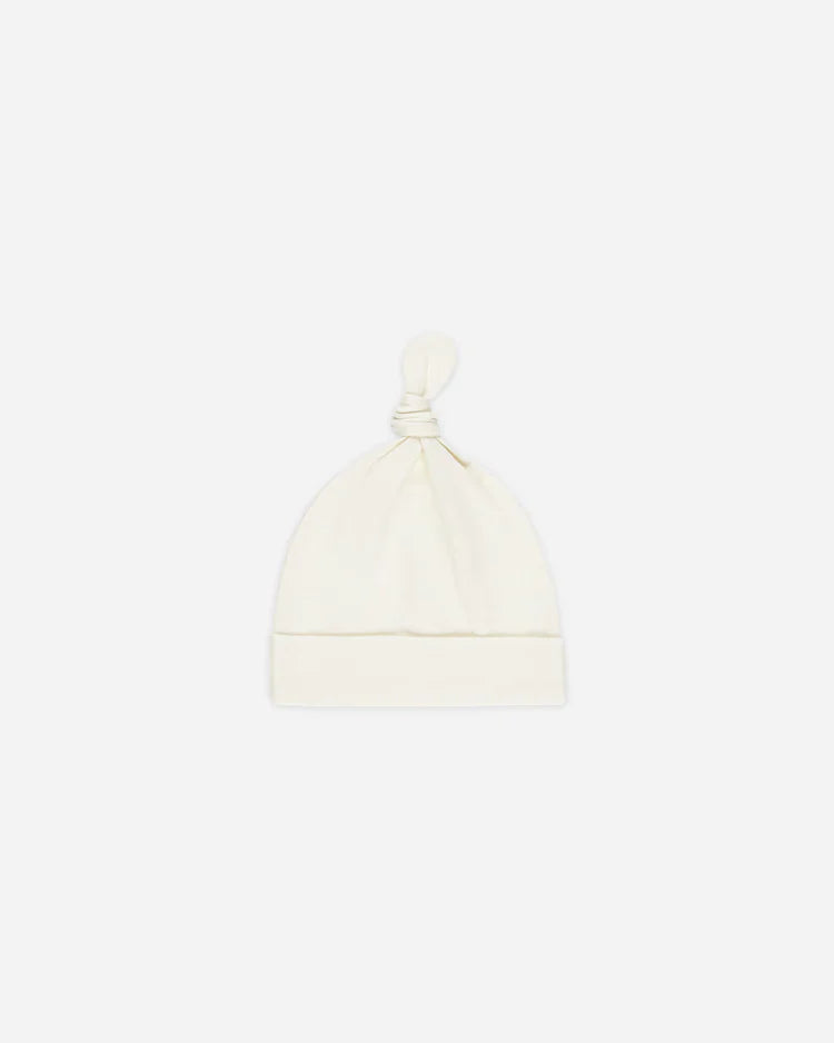 Knotted Baby Hat | Natural | Quincy Mae