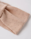 Pointelle Knotted Headband | Melon | Quincy Mae