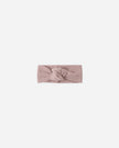 Waffle Knotted Headband | Mauve | Quincy Mae