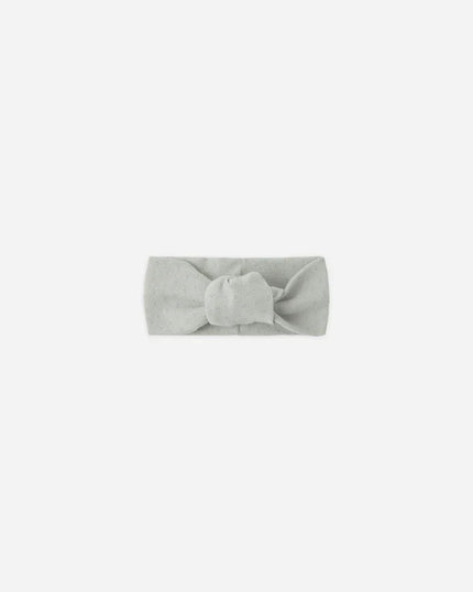 Pointelle Knotted Headband | Sage | Quincy Mae