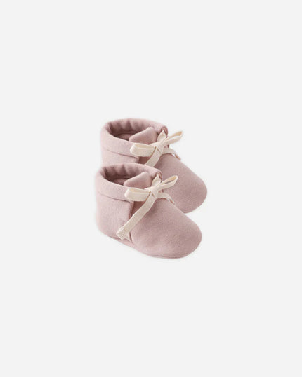 Baby Booties | Mauve | Quincy Mae