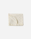 Waffle Baby Blanket | Mauve Ditsy | Quincy Mae