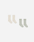 Sock Set | Natural, Sage | Quincy Mae
