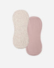 Burp Cloth, 2 Pack | Dahlia, Mauve | Quincy Mae