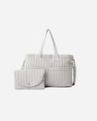 Diaper Bag + Changing Mat | Sage Gingham | Quincy Mae
