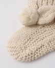 Bunny Knit Booties | Ecru | Quincy Mae
