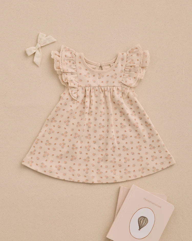 Flutter Dress | Strawberries | Quincy Mae
