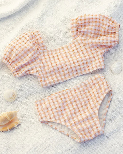 Zippy Two-Piece | Melon Check | Quincy Mae
