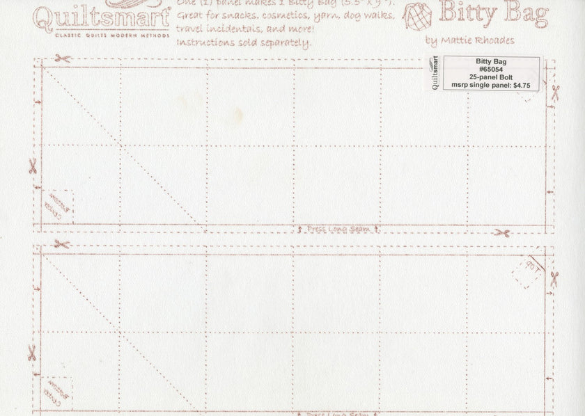 Bitty Bag Printed Interfacing