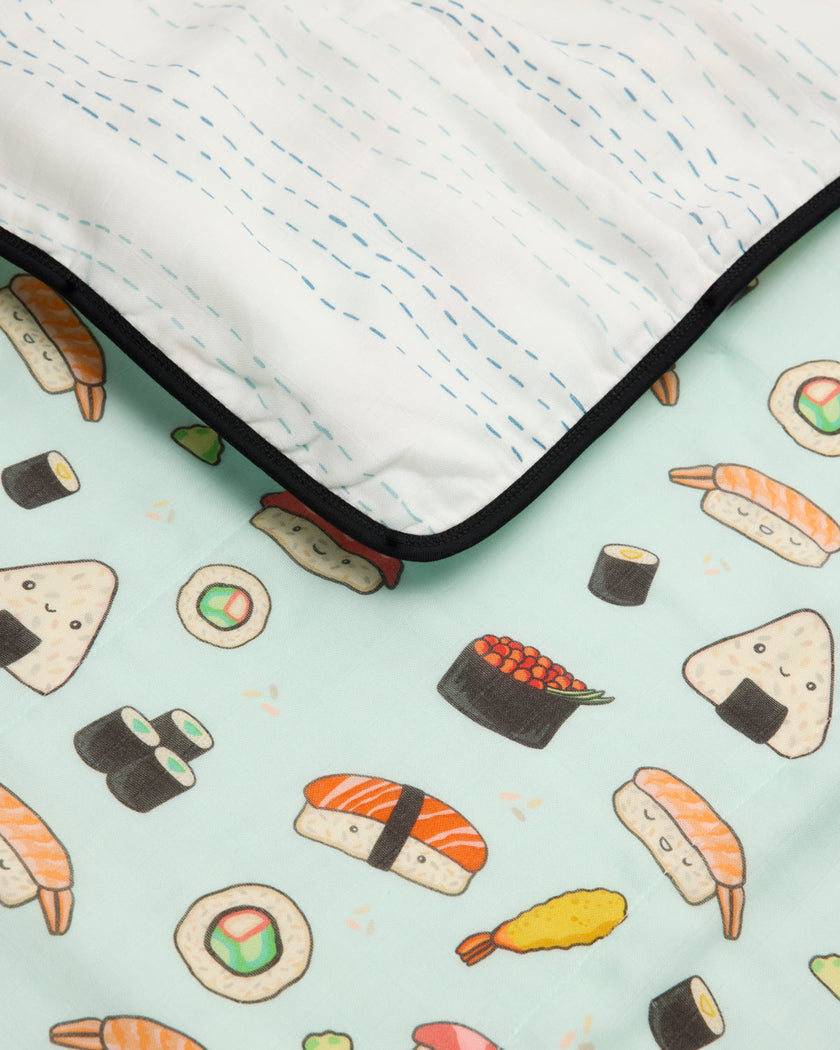 Muslin Quilt - Sushi