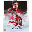 Jack Quinn Autographed Team Canada 2021 World Juniors Artwork 8x10 Photo