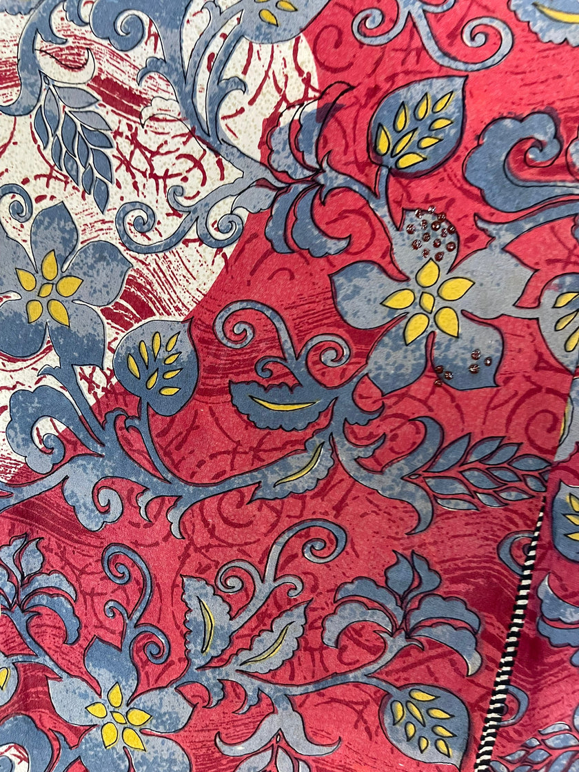 PRC6686 Avatar Pure Silk Waterfall Top