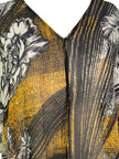PRG6304 Sheer Avatar Pure Silk Waterfall Top