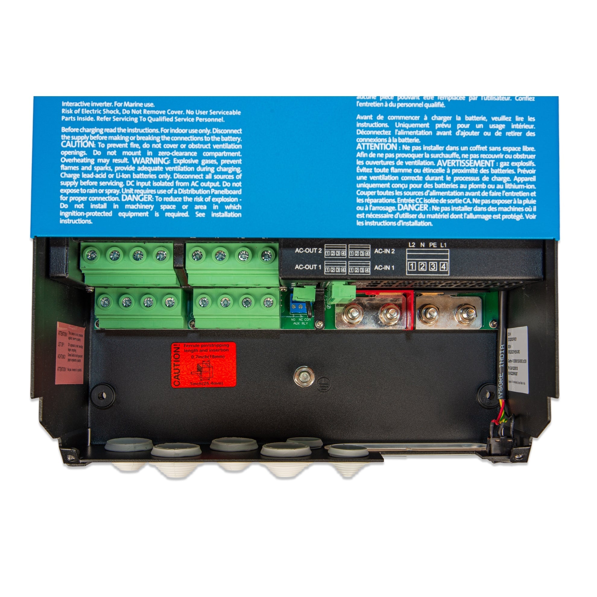 Victron Energy Quattro-II 24/3000/70-50/50 2x120V Inverter/Charger | QUA242305130