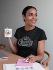 Queen Rhinestone Crown Shirt – Bling Queen Sparkle Tee | Blingdazzel