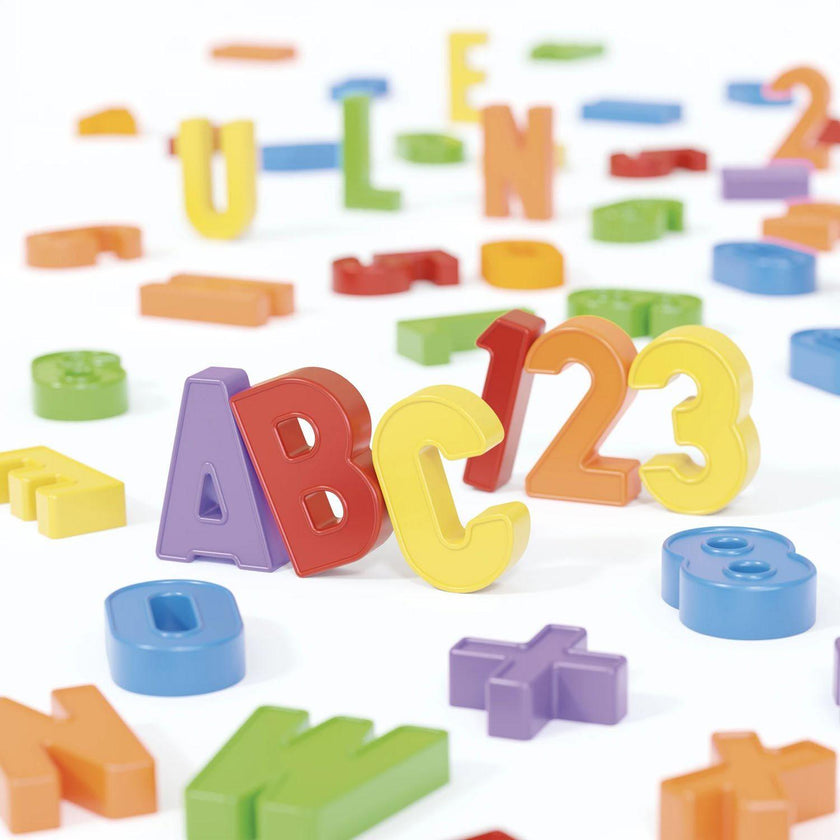 Quercetti - Abc123 Magnetic - 106-Piece (Multi)