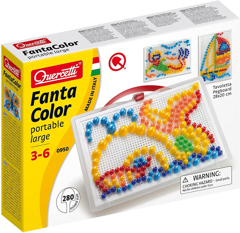 Quercetti - Fantacolor Portable Lg 280 pièces
