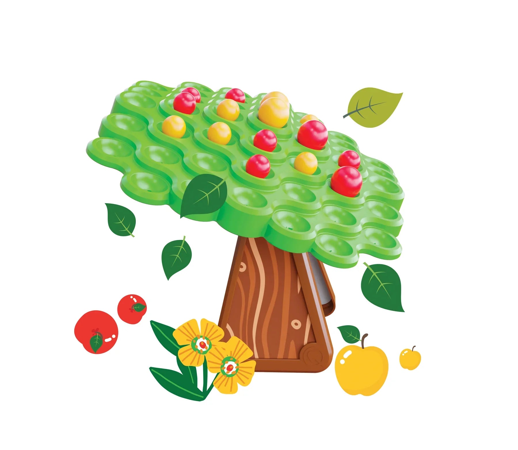 Quercetti - Stay Apple! Balance Tree Game