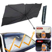 Quick deploy and practical  foldable car sunshade
