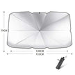 Quick deploy and practical  foldable car sunshade
