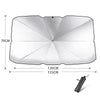 Quick deploy and practical  foldable car sunshade