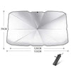 Quick deploy and practical  foldable car sunshade