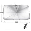 Quick deploy and practical  foldable car sunshade