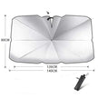 Quick deploy and practical  foldable car sunshade