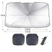 Quick deploy and practical  foldable car sunshade