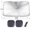 Quick deploy and practical  foldable car sunshade