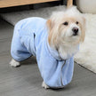 Microfiber Dog Bathrobe & Pet Drying Towel – Blue, Pink & Green | XS–M
