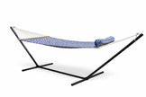 Deluxe Quilted Hammock with 3-Beam Stand