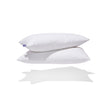 Quilted White Goose Feather Pillow