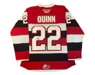 Jack Quinn Autographed Ottawa 67's Home CCM Replica Jersey