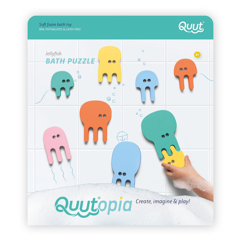 Quut - Quutopia - Puzzle pour la baignoire - Méduse