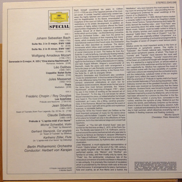 Herbert von Karajan / Dreams - LP (Used)