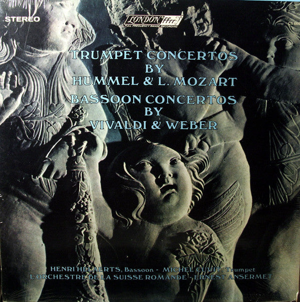 Vivaldi / Weber / Hummel / Leopold Mozart, L'Orchestre De La Suisse Romande, Ernest Ansermet ‎/ Bassoon And Trumpet Concertos - LP (used)