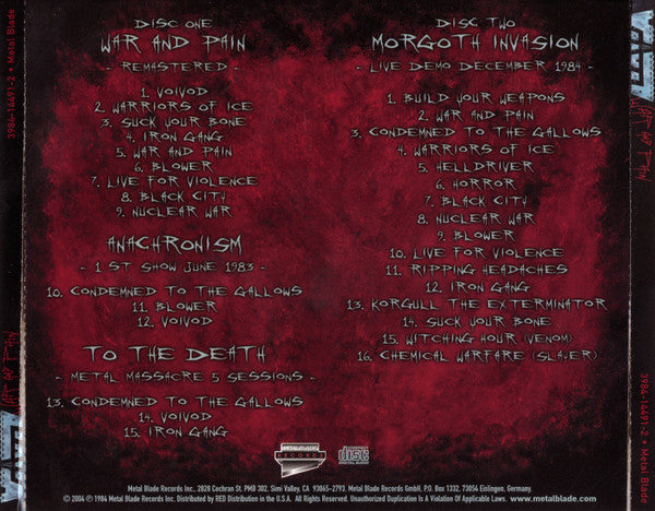 Voivod / War and Pain - CD (Used)