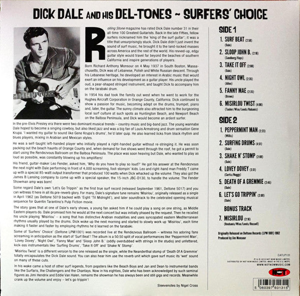 Dick Dale & His Del-Tones / Surfer's Choice - LP (Used)