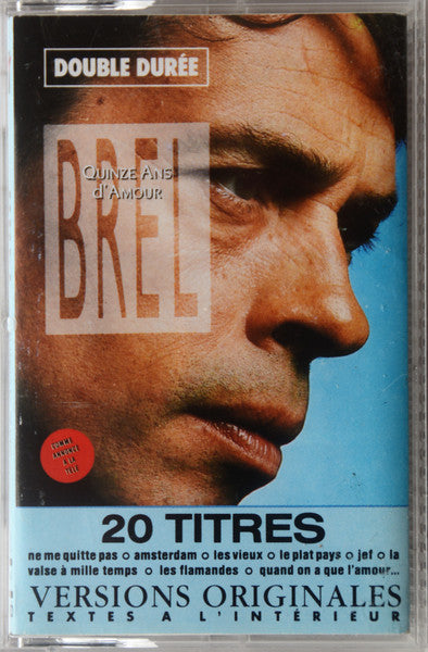 Jacques Brel / Quinze Ans D'Amour - K7 Used