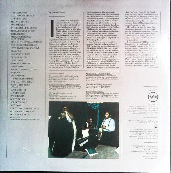 Ella Fitzgerald / The Cole Porter Songbook - 2LP Used