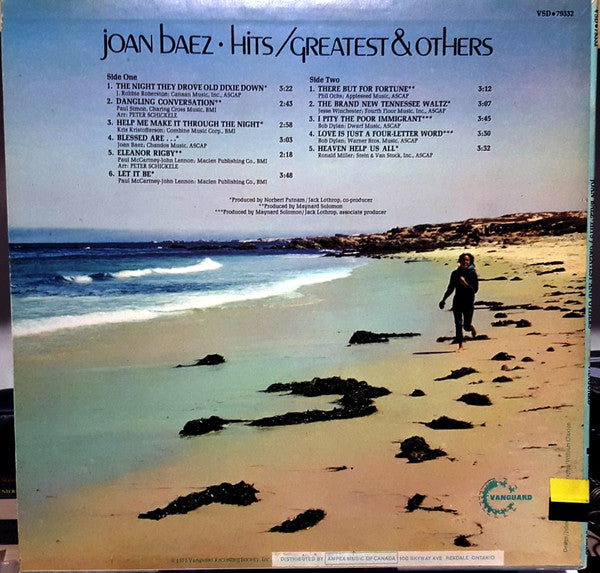 Joan Baez / Hits/Greatest & Others - LP USED