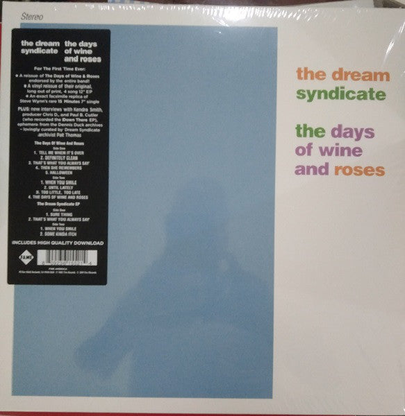 The Dream Syndicate ‎/ The Days Of Wine And Roses - LP+12